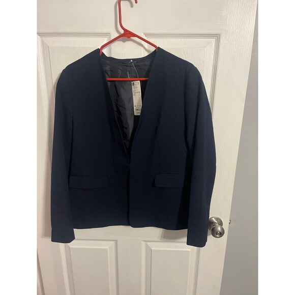 GU Jackets & Blazers - GU Collarless Jacket Size XL Navy New with tags